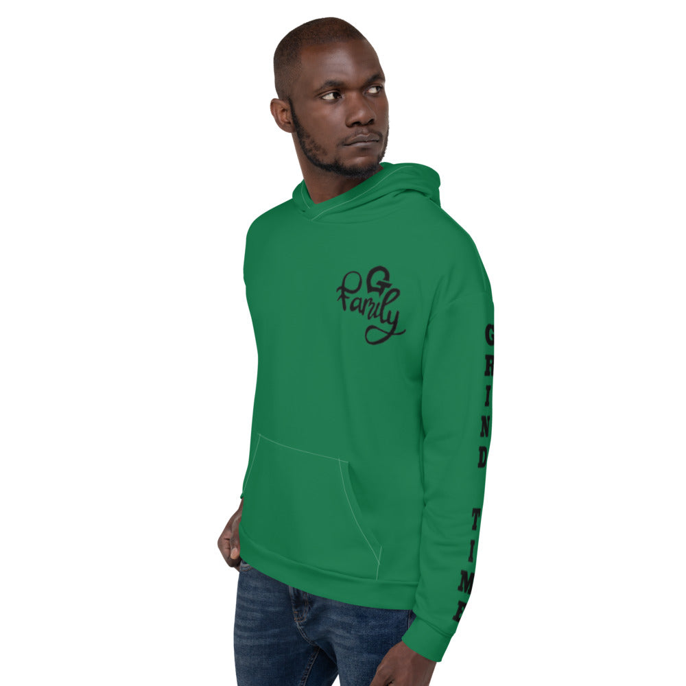 Grind Time Family Lion Hoodie (Green)