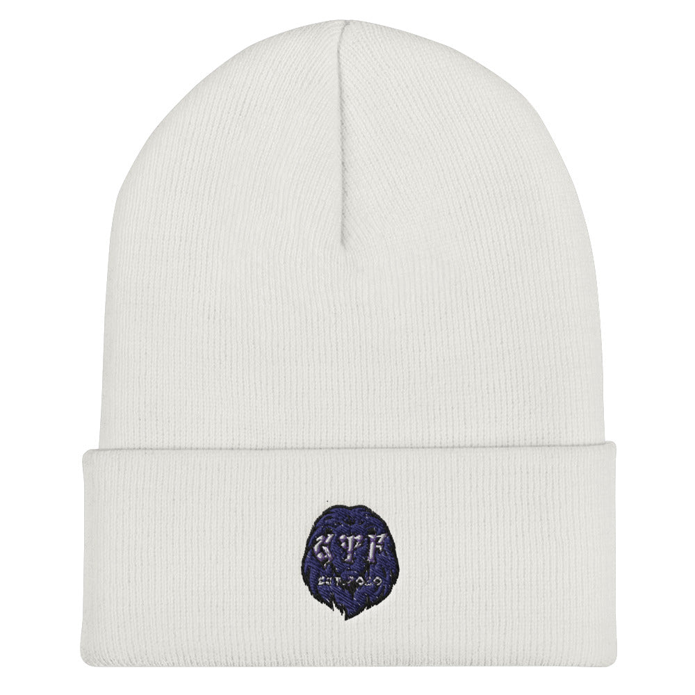 G.T.F. Lion Cuffed Beanie