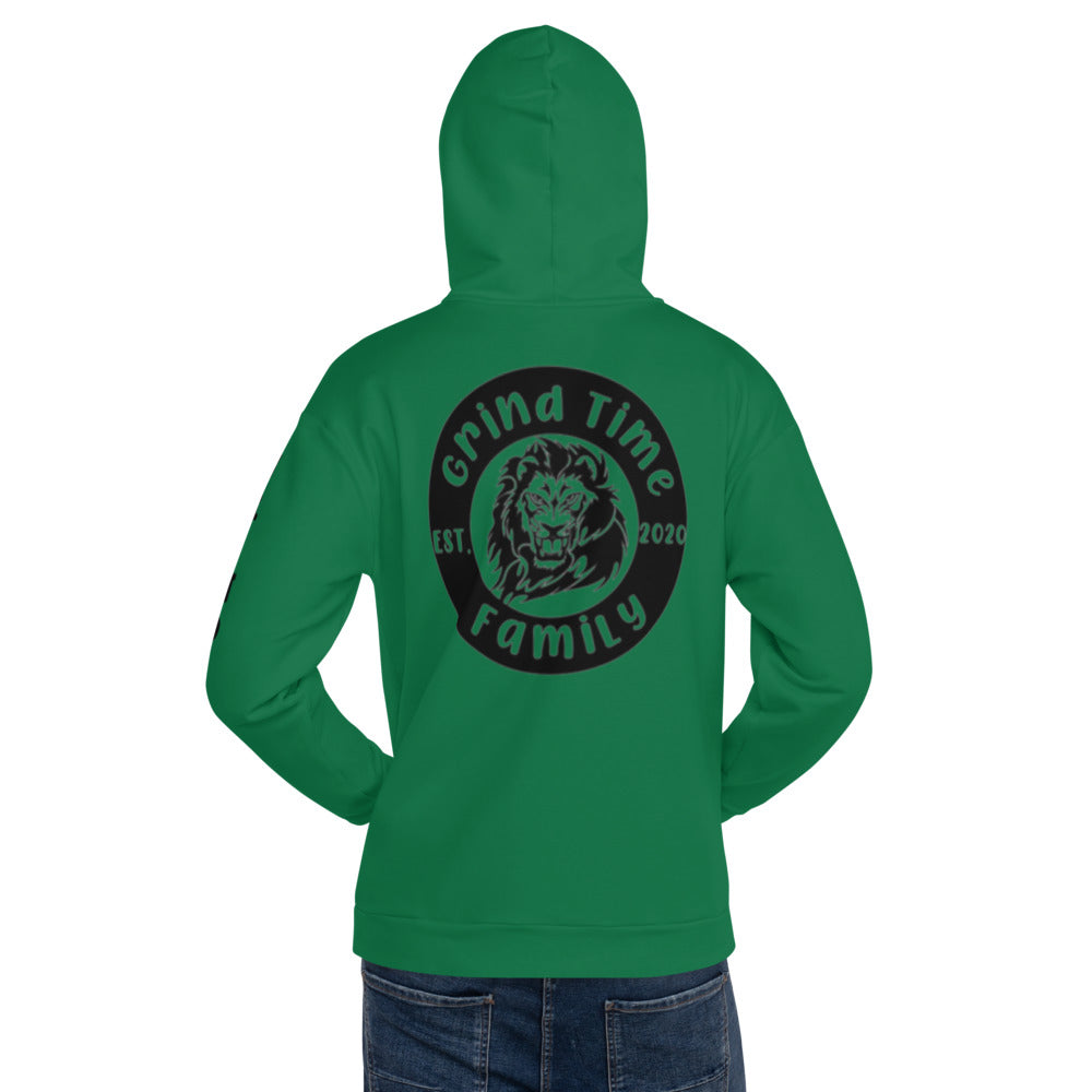Grind Time Family Lion Hoodie (Green)