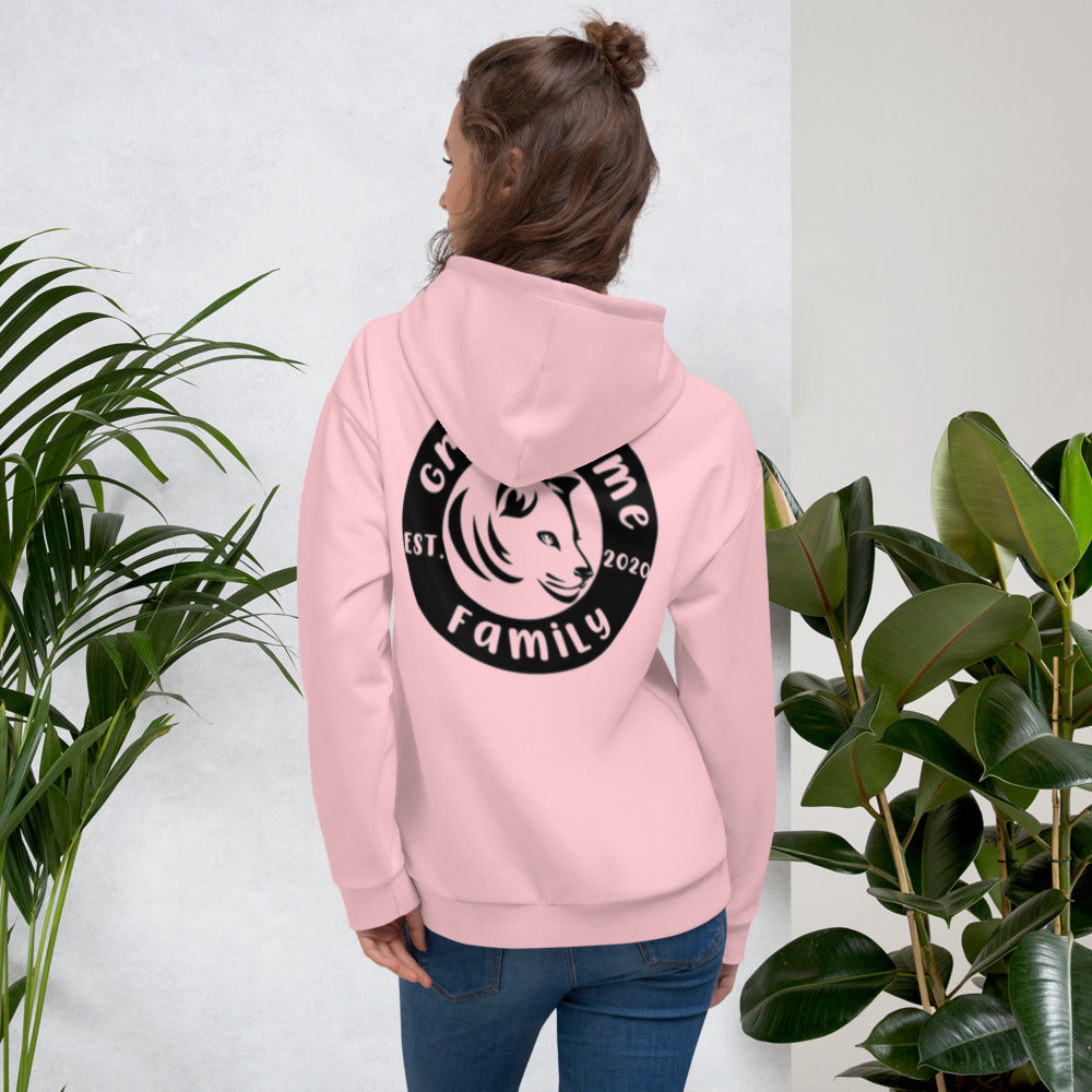 Grind Time Family Lioness Hoodie (Pink)