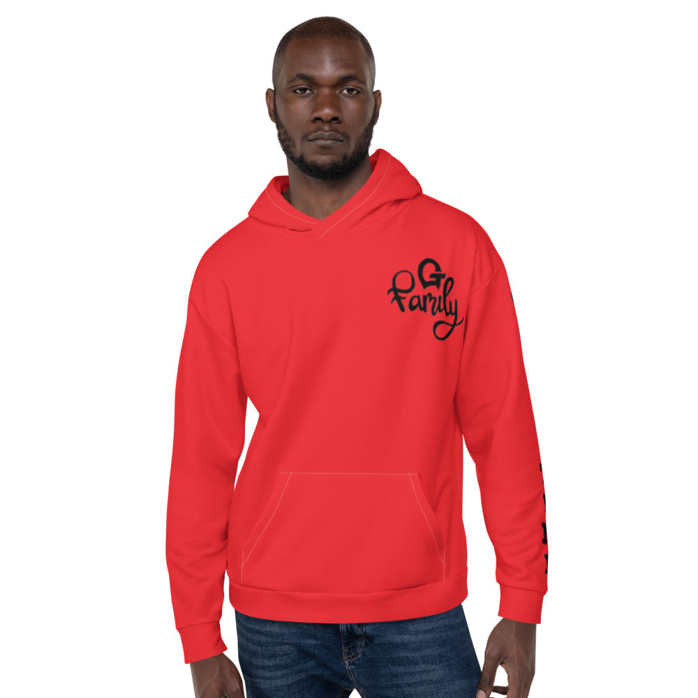 GRIND TIME FAMILY HOODIE (RED)