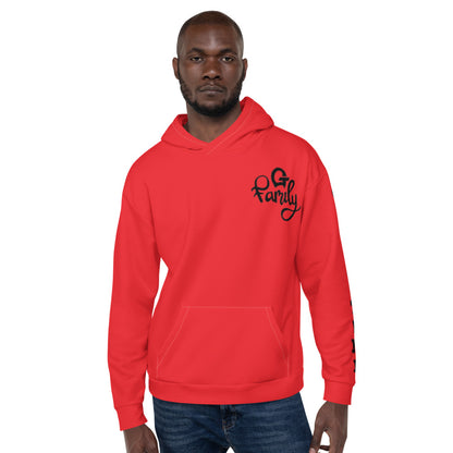GRIND TIME FAMILY HOODIE (RED)