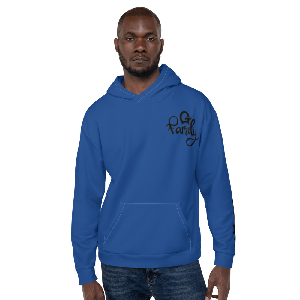 Grind Time Family Lion Hoodie (Blue)