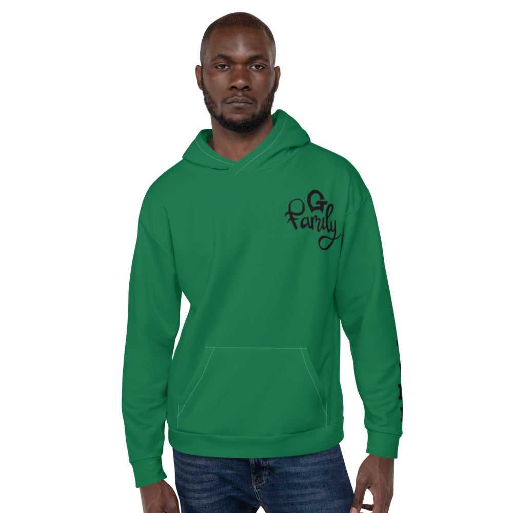 Grind Time Family Lion Hoodie (Green)