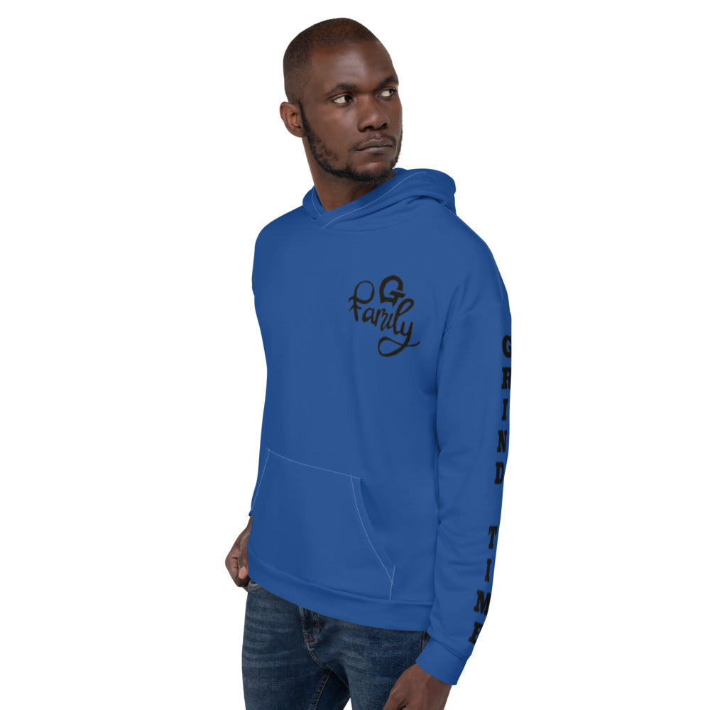 Grind Time Family Lion Hoodie (Blue)