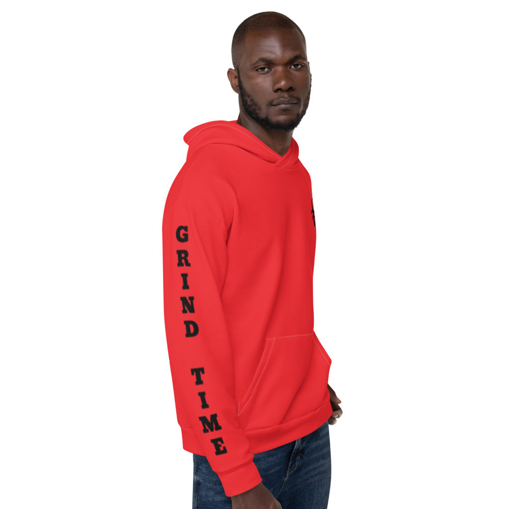 GRIND TIME FAMILY HOODIE (RED)
