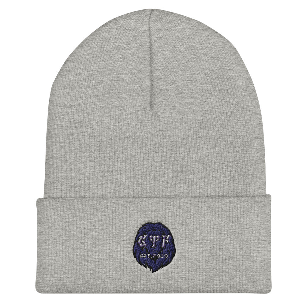 G.T.F. Lion Cuffed Beanie